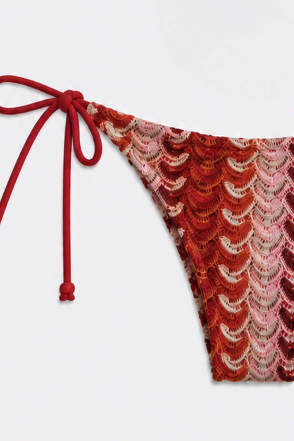 Bikini triángulo Samaná estampado fresa