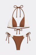Bikini Triándulo Duna caramelo
