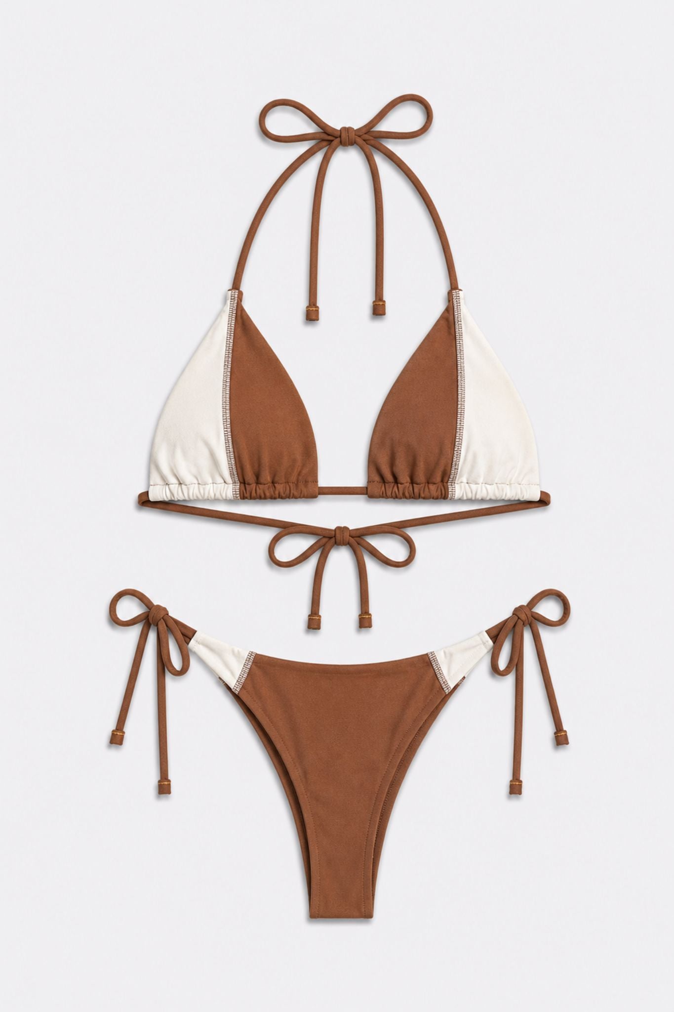 Bikini Triándulo Duna caramelo