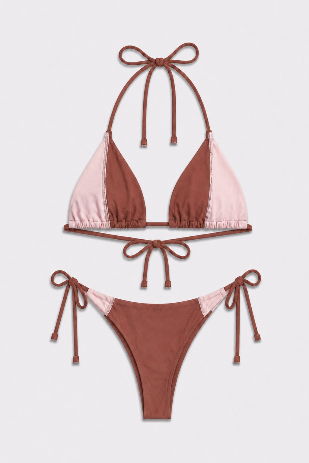 Bikini triándulo Duna guayaba