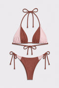 Bikini triándulo Duna guayaba