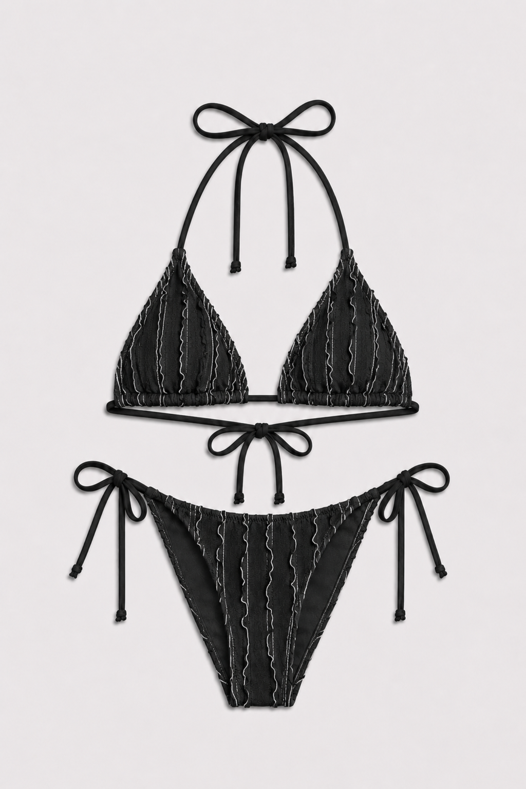 Bikini triángulo Cocora negro