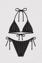 Bikini triángulo Cocora negro