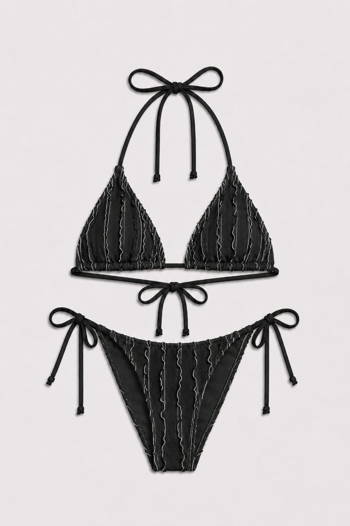 Bikini triángulo Cocora negro