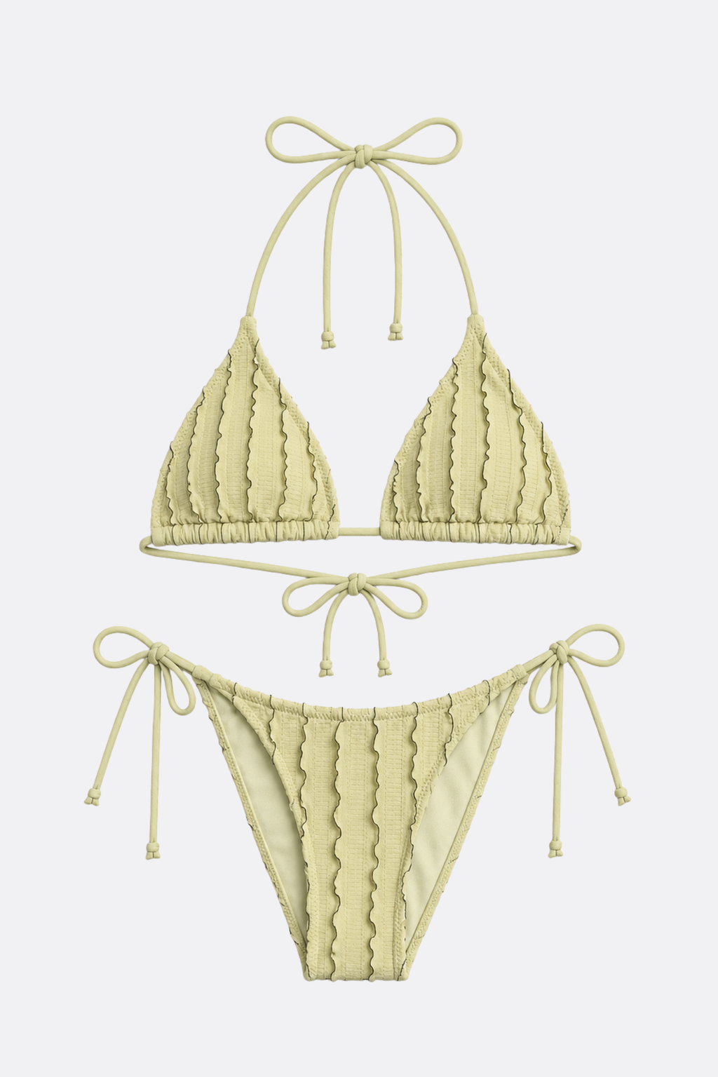 Bikini triángulo Cocora pistacho