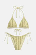 Bikini triángulo Cocora pistacho