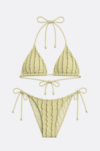 Bikini triángulo Cocora pistacho