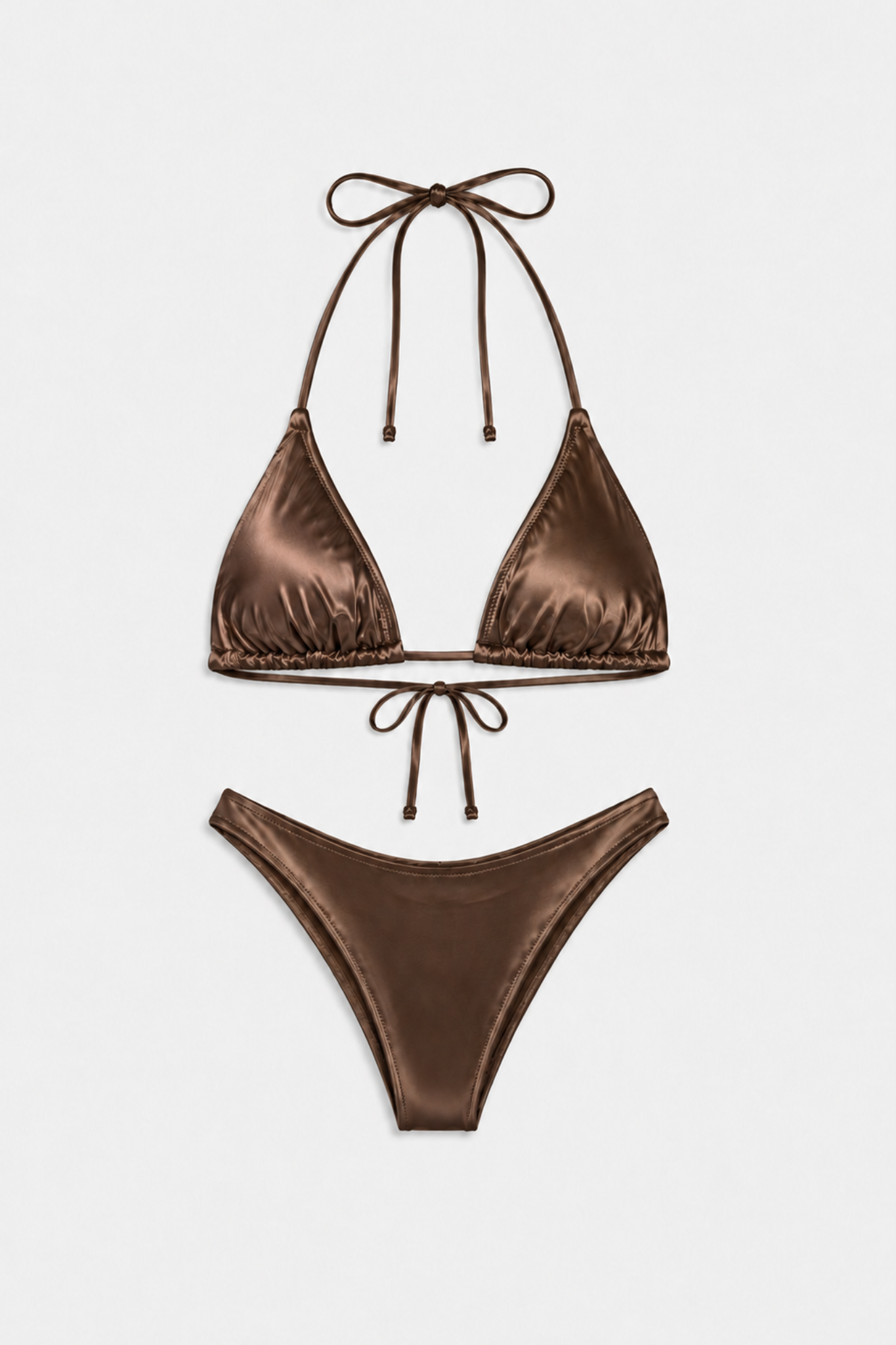 Bikini triángulo Selva cacao