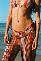 Pantalón Samaná estampado fresa